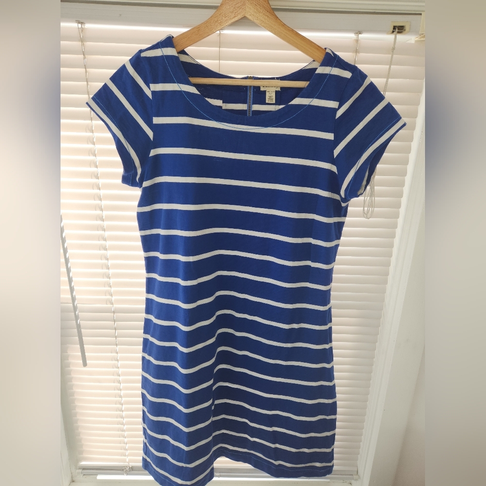 Hatley Navy and White Striped Mini Dress
